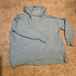American Eagle cowl neck sweater (light green)